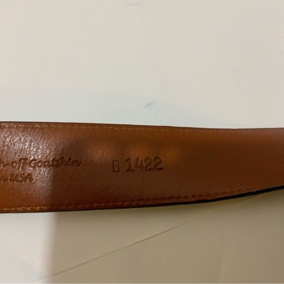 Lucchese Classics Belt, Style# B1422 Size 44 Burgundy - Picture 10 of 16